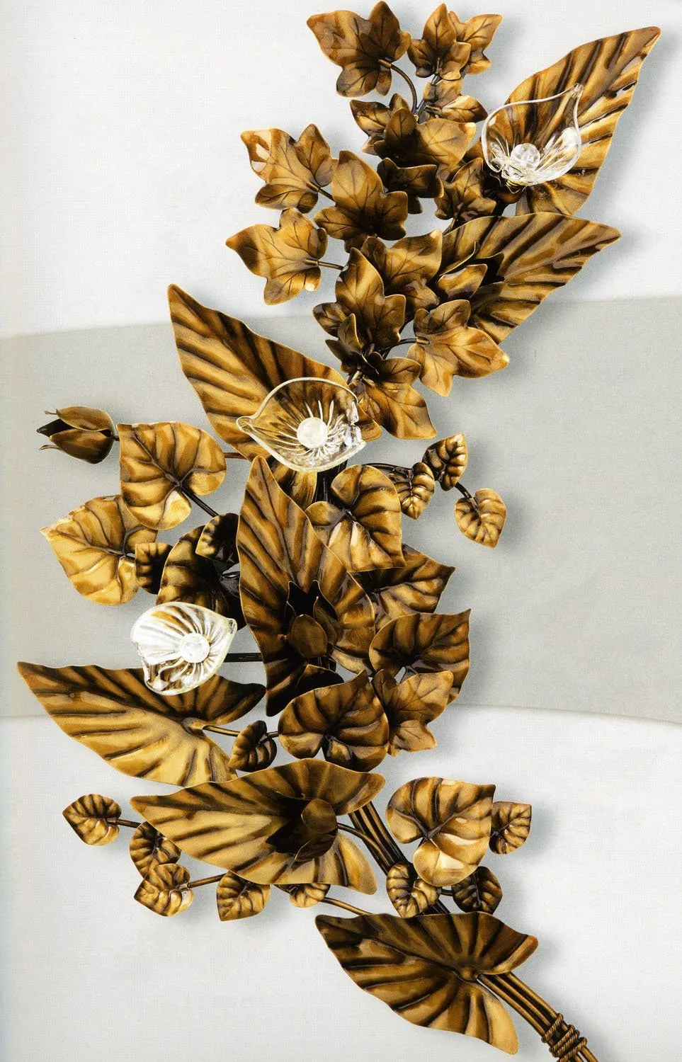 addobbi floreali metallici